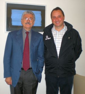 Antonio Spinelli con Massimo D'Alema